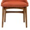 Armen Living Azalea Orange Fabric and Walnut Wood Dining Side Chairs, PK2 LCAZSIWAOR - alternate 6